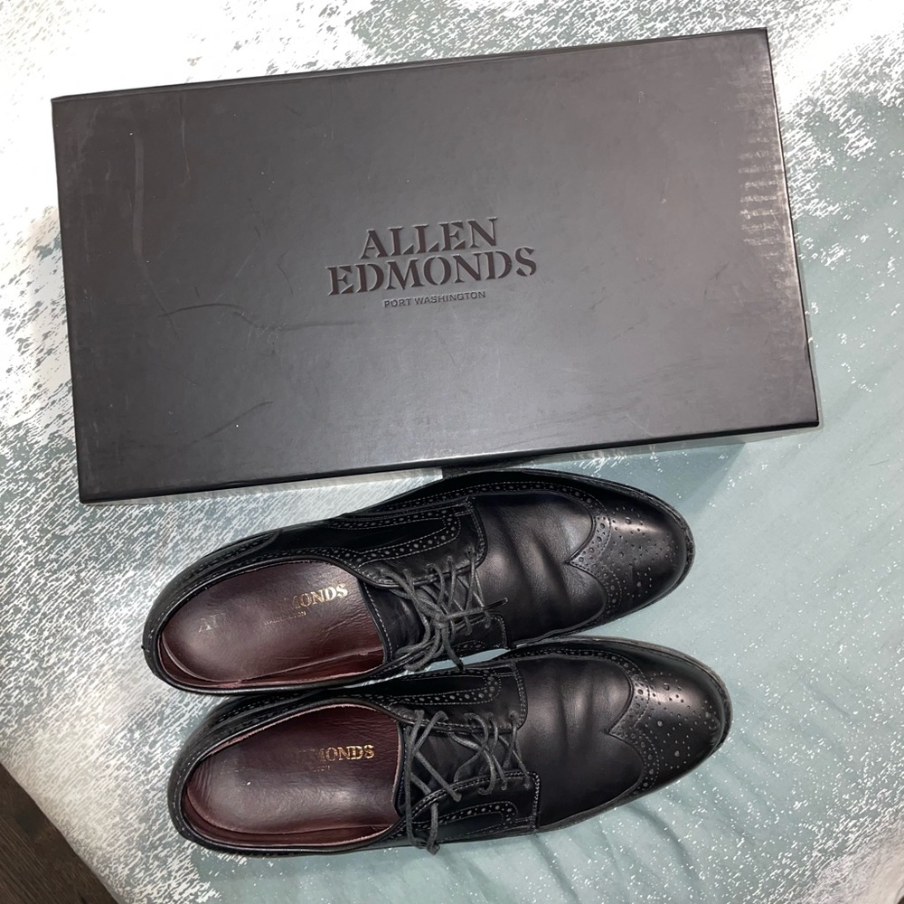 Men’s Allen Edmonds LGA Wingtip Road Warrior in Black